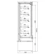 Vitrine JUKA R-1-MVR-90/60
