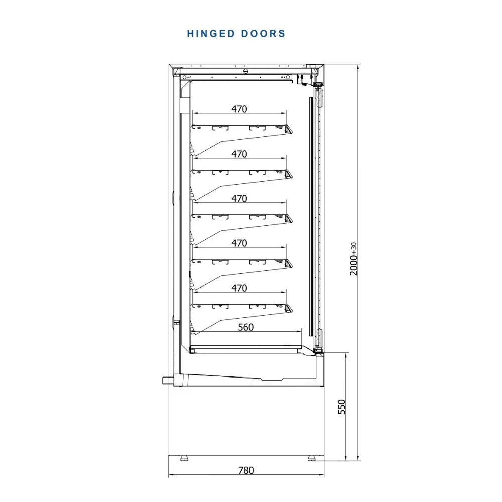 Vitrine JUKA R-1-VR-110/80-DUZ