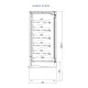 Vitrine JUKA R-1-VR-110/80-DUZ