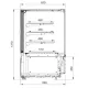Vitrine chaude JUKA C-1-RF-90/GR