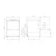 Lave-marmite KASTEL UK60/40EPRSSD