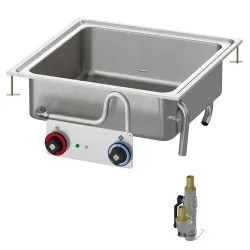 Bain-marie électrique à encastrer pour navires LOTUS 26050830X