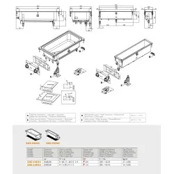 Bain-marie électrique à encastrer pour navires LOTUS 26050410X