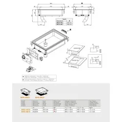 Équipement de friture à encastrer pour navires LOTUS 26070433X