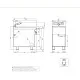Chauffe-plat pour produits frits destiné aux navires LOTUS 08040410X