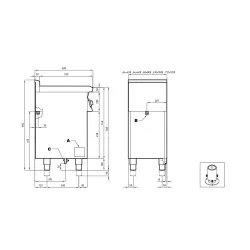 Cuisinière électrique avec four pour navires LOTUS 06660831