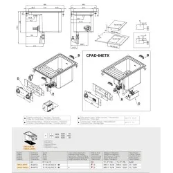 Cuiseur à pâtes à encastrer pour navires LOTUS 26100430X