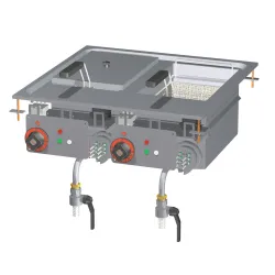 Friteuse électrique à encastrer pour navires LOTUS 26090630X