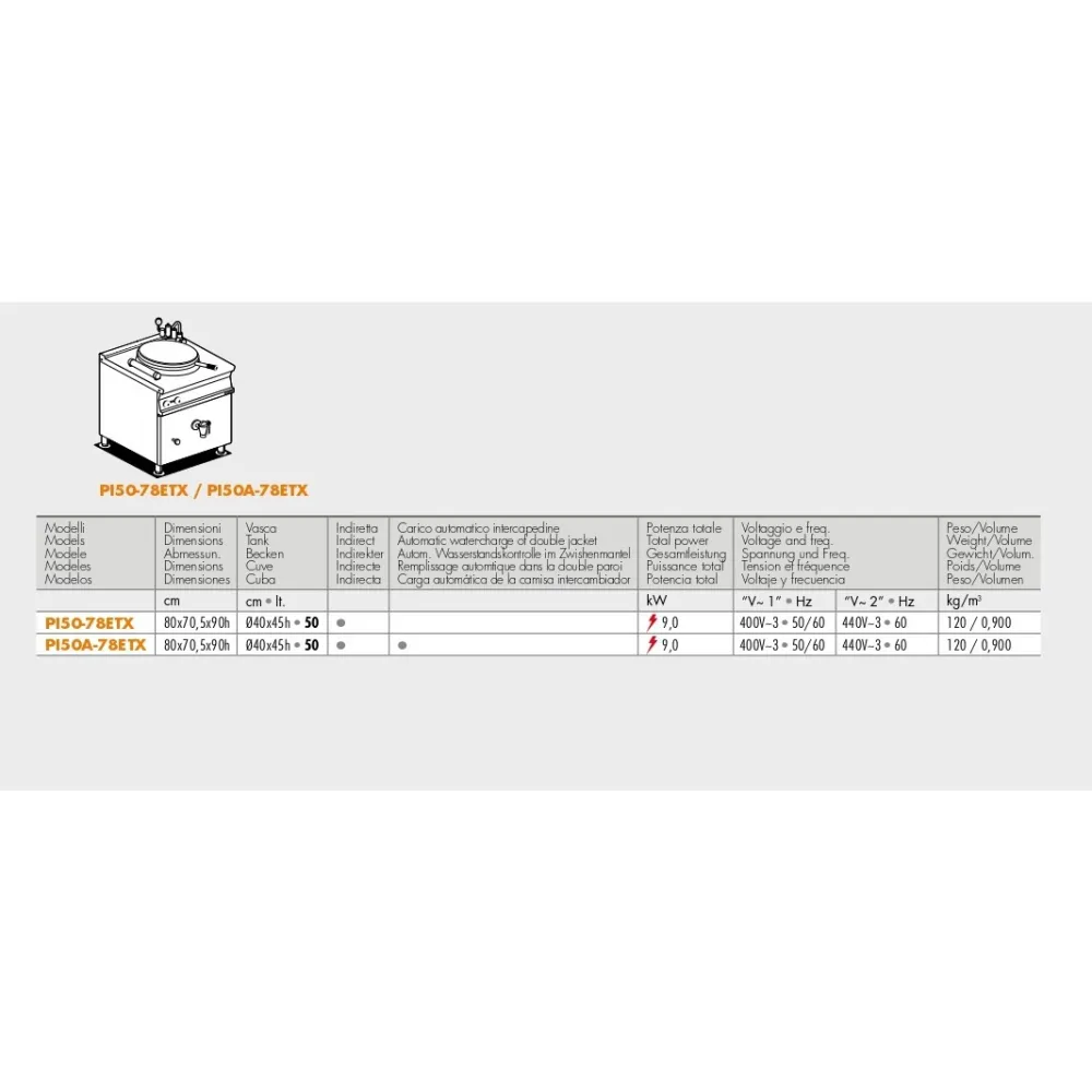 Sauteuse électrique pour navires LOTUS 08110831X