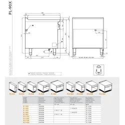 Plan de travail neutre LOTUS 09010200X