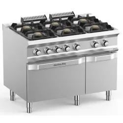 Cuisinière à gaz avec four MBM FB711AFEXS