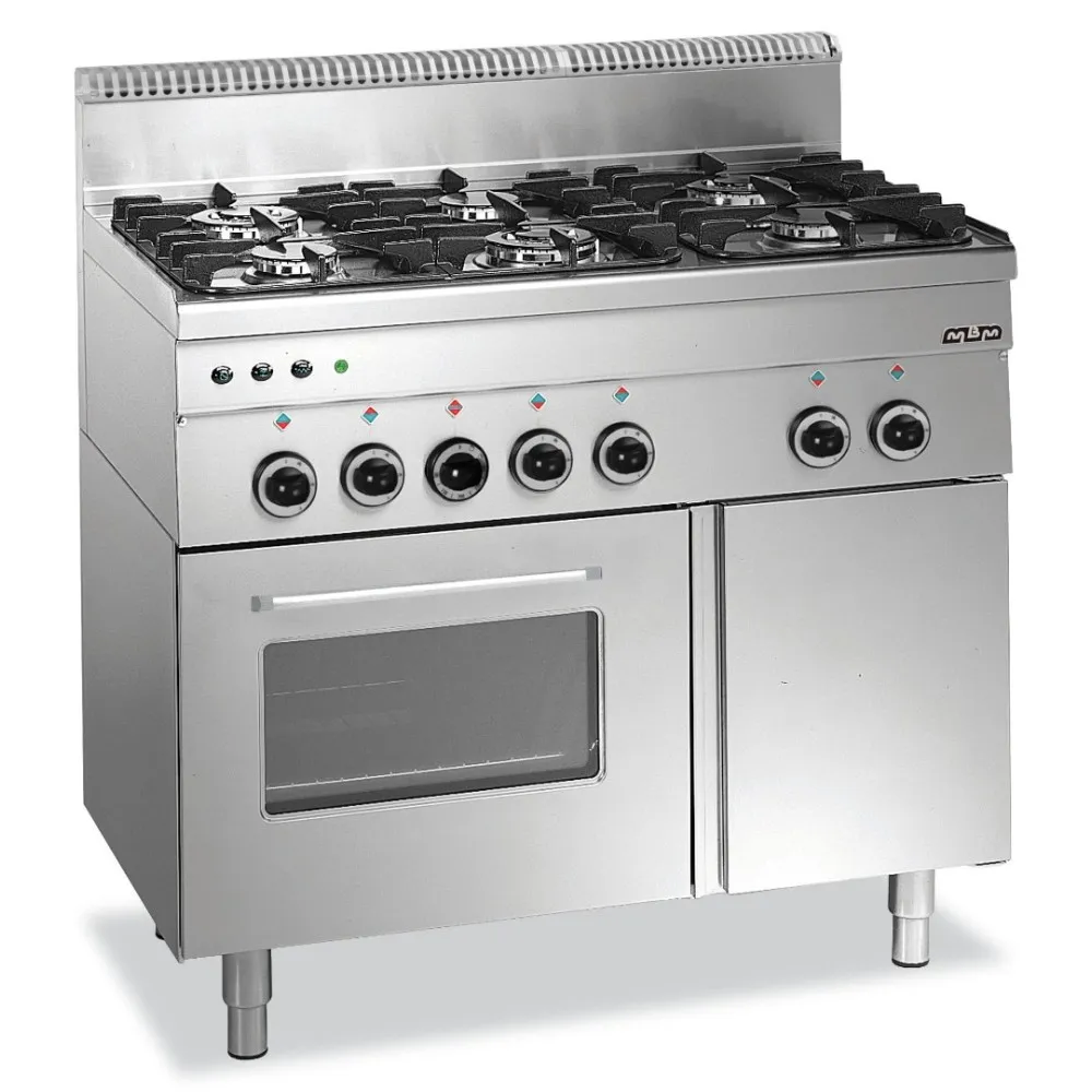 Cuisinière à gaz avec four MBM G6SFA6