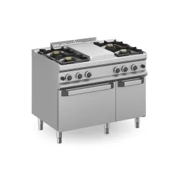 Cuisinière à gaz avec four MBM MFB711MFG4XL