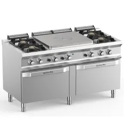 Cuisinière à gaz avec four MBM TPG7152FG4XL