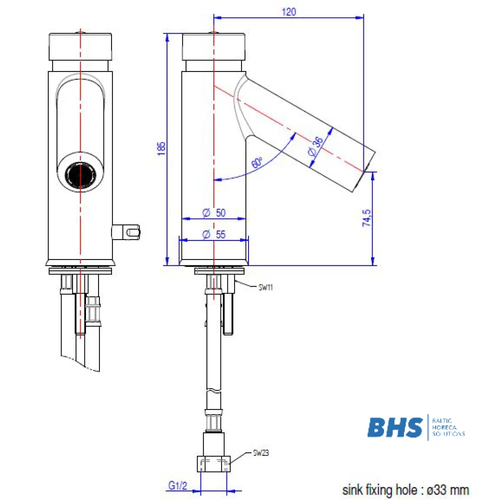 Mitigeur automatique MONOLITH ARES002p