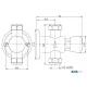 Robinet mitigeur automatique A009 MONOLITH ARES009