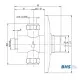 Robinet mitigeur automatique A010 MONOLITH ARES010