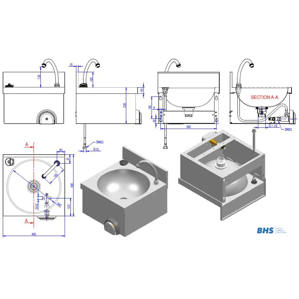 Mitigeur automatique MONOLITH ARES050