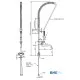 Mitigeur avec douche MONOLITH R0101020111