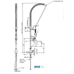 Mitigeur avec douche MONOLITH R0101020114