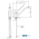 Robinet mitigeur R20206 MONOLITH R0201020206