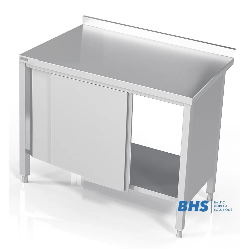 Table de travail avec porte coulissante Novameta DPO-NLU-120/60/90