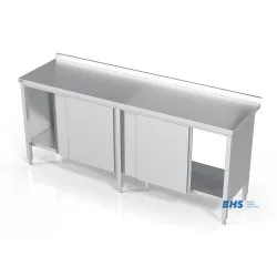 Table de travail avec porte coulissante Novameta DPO-NLU-250/60/90
