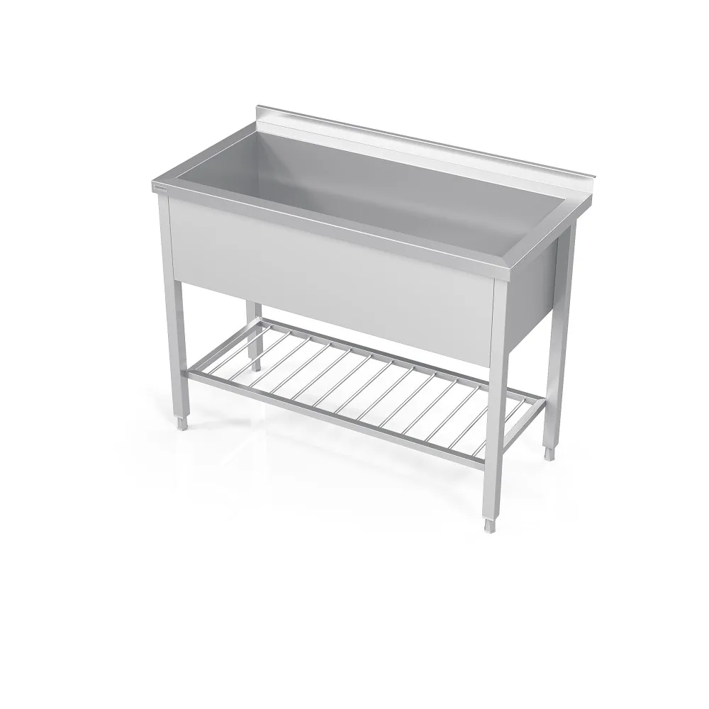 Évier pour marmites avec grille Novameta DV1-PSA-100/60/90