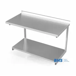 Table de travail murale avec étagère renforcée Novameta BHS-HLX-60/60/75