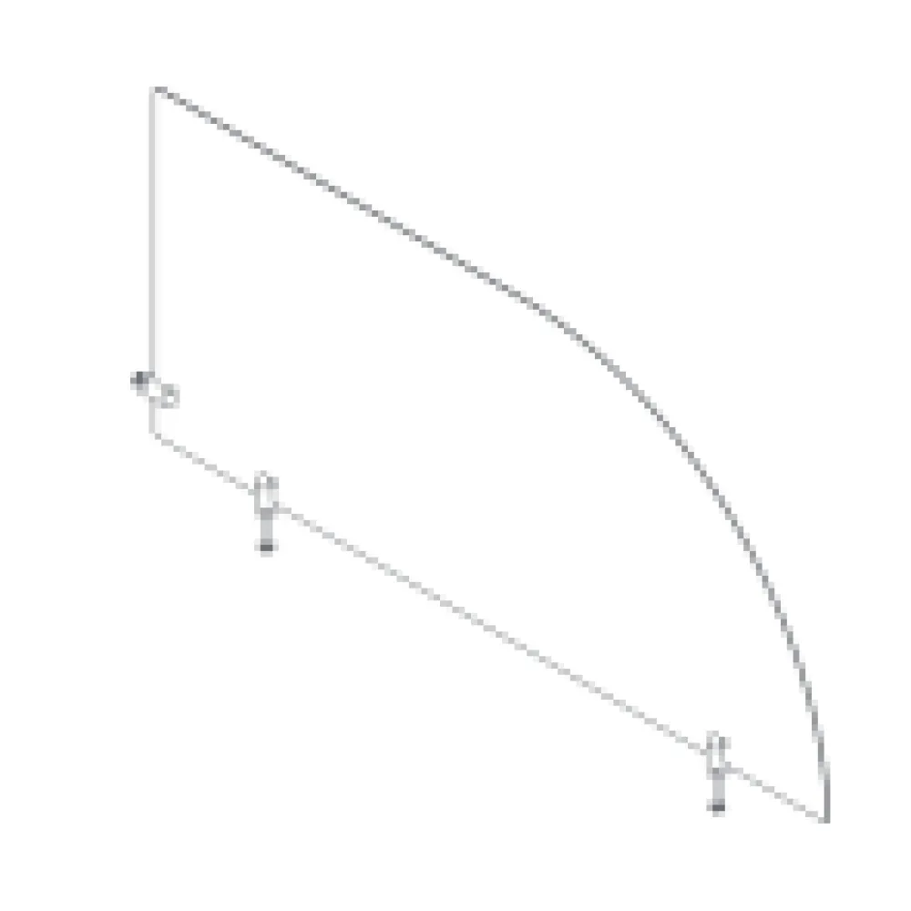 Table en métal avec deux étagères Novameta BHS-PLV-2P-50/60/90