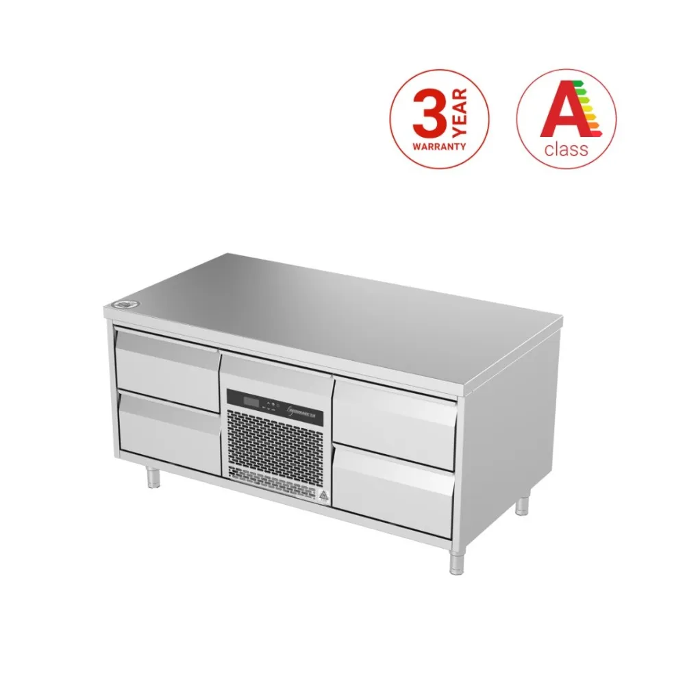 Table réfrigérée basse Novameta BHS-FP0-E226-130/70/65