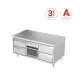 Table réfrigérée basse Novameta BHS-FP0-E226-130/70/65