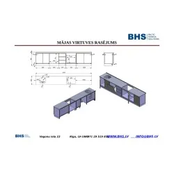 Projet de cuisine maison sur mesure BHS-HoReCa