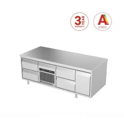 Comptoir de congélation bas H-650mm Novameta BHS-FPS-N226-160/70/65