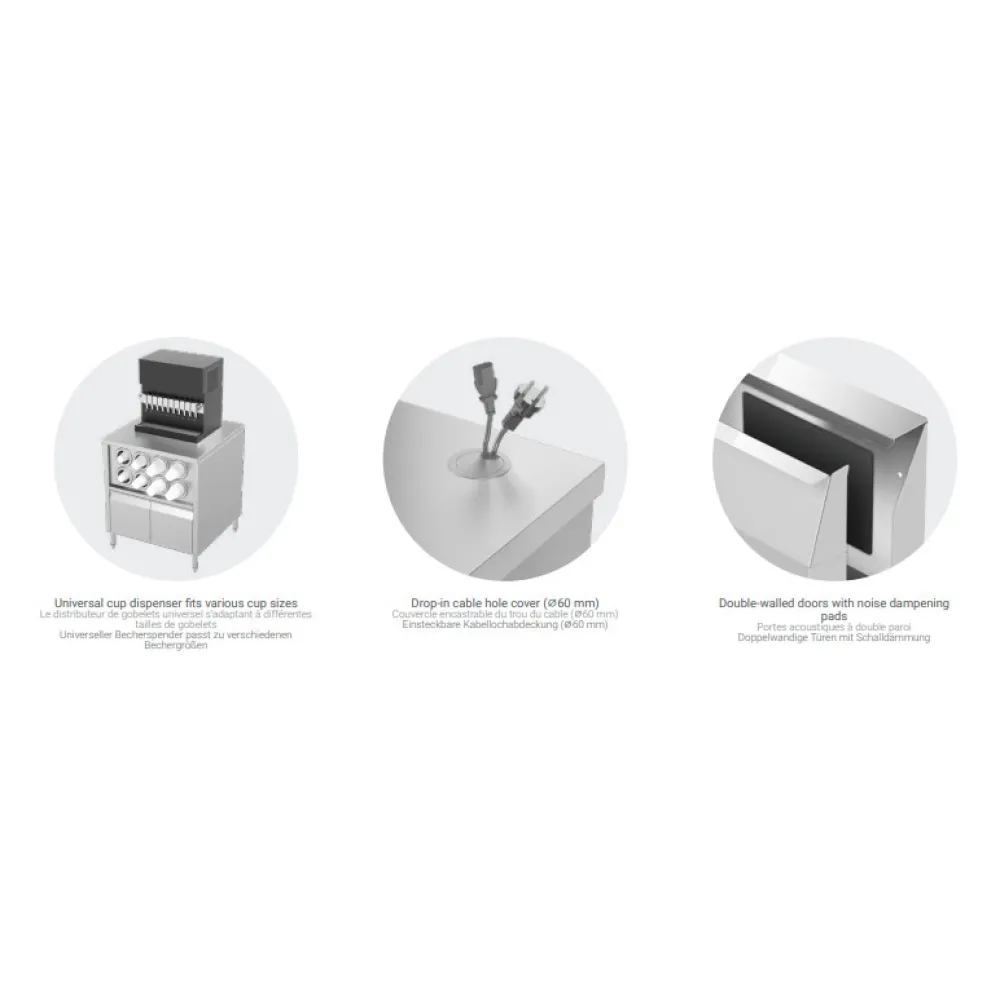 Solution pour station de café-bar Novameta BHS-Z-DRINK STATION -80/80/93