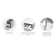 Module avec distributeur de gobelets Novameta BHS-Z-CUPS6H2DRW-95/80/90