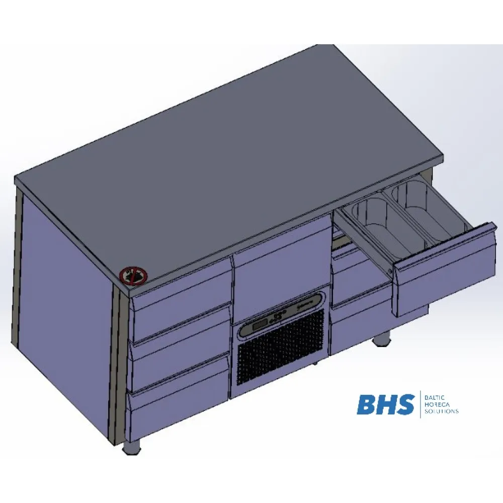 Congélateur GN à glace Novameta BHS-PROJECT-130/70/90