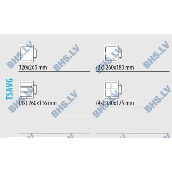 Accessoires pour équipements de thermo-emballage TS-TSA-TSAVG