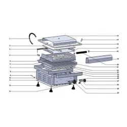 Grill de contact POTIS PK2735-G
