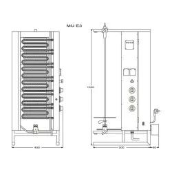 Grill à gyros électrique POTIS PG6351