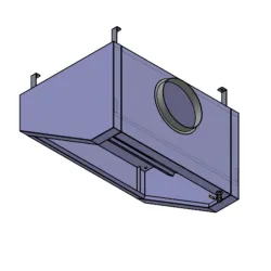 Projet de hotte aspirante sur mesure 800, réalisé à la commande BHS-HoReCa PR-cooker-hood-800