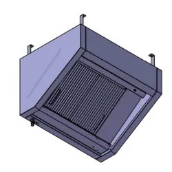 Projet de hotte aspirante sur mesure 800, réalisé à la commande BHS-HoReCa PR-cooker-hood-800