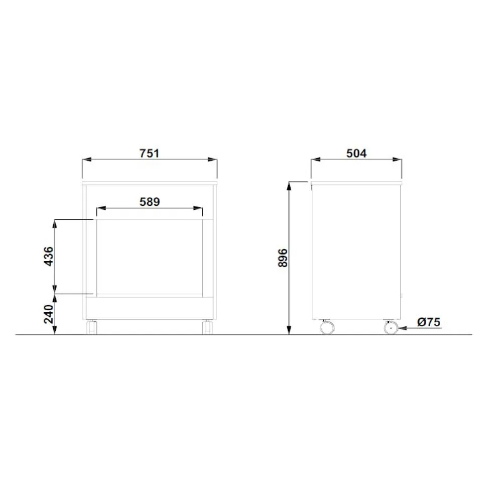 Vitrine libre-service ROCAM 010MOATHMT