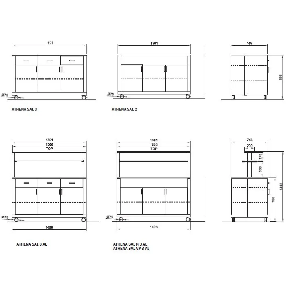 Vitrine libre-service ROCAM 010VPATHSAL3