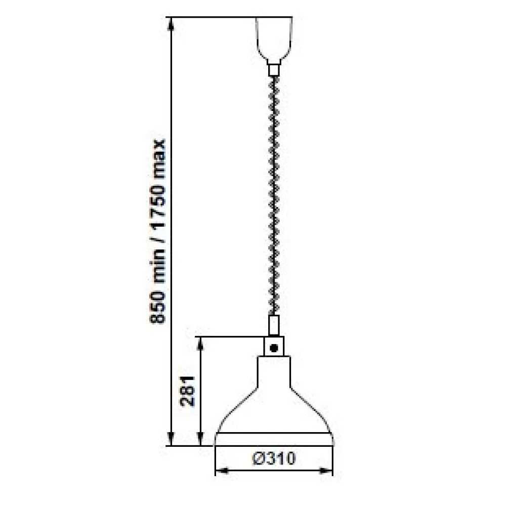 Lampe pour zone de service ROCAM 034CRHELAIR/RITP3