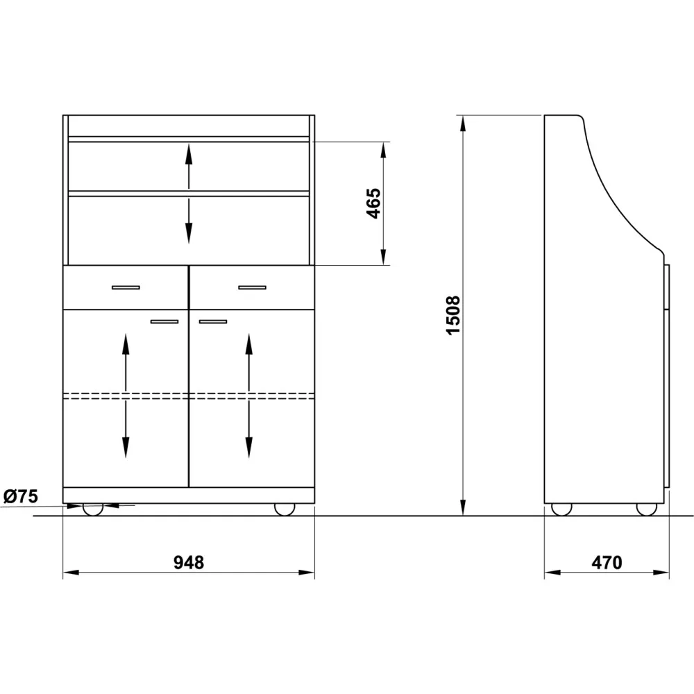 Station de service pour serveurs ROCAM 01500PER/A2LE
