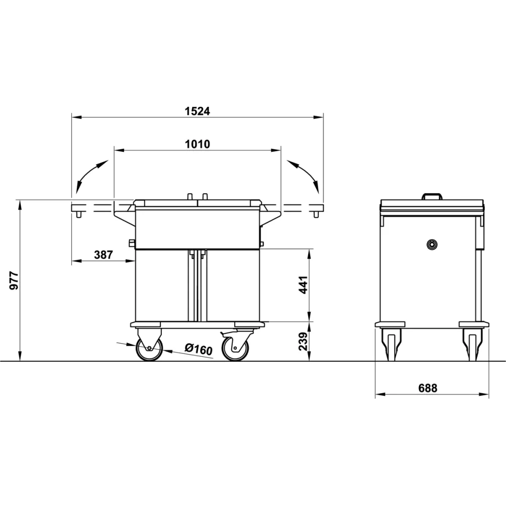 Bain-marie ROCAM 03500TOR/CHIN