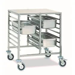 Chariot pour bac GN 1/1 ROCAM 039001/1C8+8IN