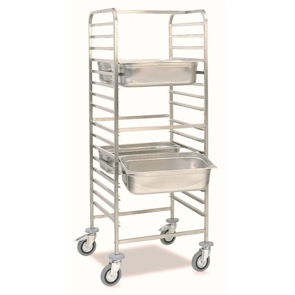 Chariot pour plaque et plateau GN 2/1 ROCAM 039002/1C16IN