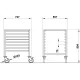 Chariot pour plaque et plateau GN 2/1 ROCAM 039002/1C08IN